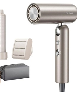 Fēns Dreame | Hair dryer | AHD51 Pocket Pro | 1300 W | Number of temperature settings 5 | Ionic function | Titanium Gold  Hover