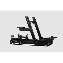  Next Level Racing | Aluminum; Carbon Steel | Racing Simulator Cockpit | GTElite Wheel Plate Edition | Black