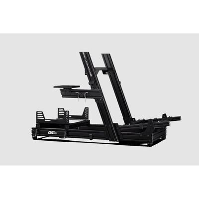  Next Level Racing | Aluminum; Carbon Steel | Racing Simulator Cockpit | GTElite Wheel Plate Edition | Black