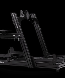  Next Level Racing | Aluminum | Racing Simulator Cockpit | GTElite Front and Side Mount Edition | Black  Hover