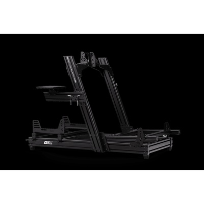  Next Level Racing | Aluminum | Racing Simulator Cockpit | GTElite Front and Side Mount Edition | Black
