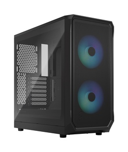  Fractal Design | Focus 2 | Side window | RGB Black TG Clear Tint | Midi Tower | Power supply included No | ATX  Hover