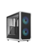  Fractal Design | Focus 2 | Side window | RGB White TG Clear Tint | Midi Tower | Power supply included No | ATX
