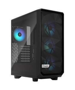  Fractal Design | Meshify 2 Compact RGB | Side window | Black TG Light Tint | Mid-Tower | Power supply included No | ATX  Hover