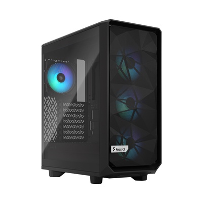  Fractal Design | Meshify 2 Compact RGB | Side window | Black TG Light Tint | Mid-Tower | Power supply included No | ATX