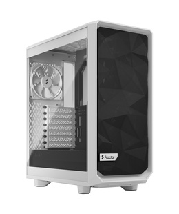  Fractal Design | Meshify 2 Compact Lite | Side window | White TG Clear | Mid-Tower | Power supply included No | ATX  Hover