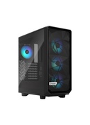  Fractal Design | Meshify 2 Compact Lite RGB | Side window | Black TG Light | Mid-Tower | Power supply included No | ATX