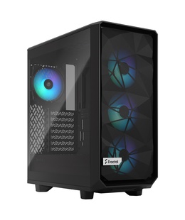  Fractal Design Meshify 2 Compact Lite RGB Side window Black TG Light Mid-Tower Power supply included No  Hover