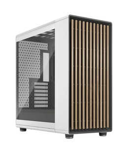  Fractal Design Computer Case | North XL | Chalk White TG Clear | ATX | Power supply included No  Hover