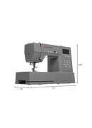  Singer | Computerized Sewing Machine | HD6800C Heavy Duty | Number of stitches 586 | Number of buttonholes 9 | Grey Hover