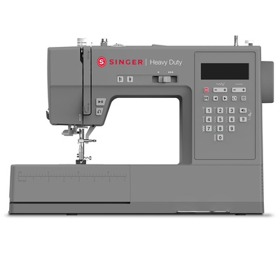  Singer | Heavy Duty Sewing Machine | HD6705C | Rechargeable | Number of stitches 200 | Number of buttonholes 1 | Grey | Number of brush heads included 1
