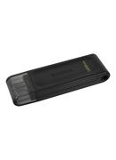  Kingston | USB Flash Drive | DataTraveler 70 | 128 GB | USB 3.2 Gen 1 Type-C | Black Hover
