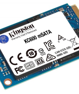  Kingston | KC600 | 256 GB | SSD interface mSATA | Read speed 550 MB/s | Write speed 500 MB/s  Hover