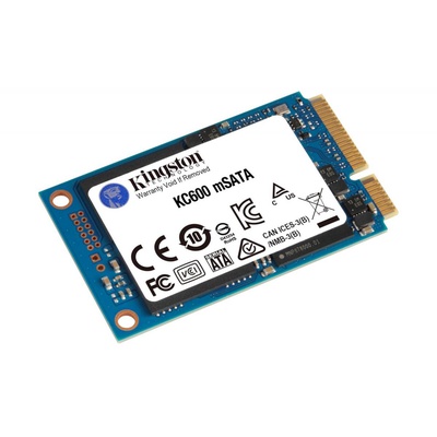  Kingston | KC600 | 512 GB | Solid-state drive interface mSATA | Read speed 550 MB/s | Write speed 520 MB/s