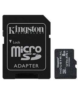  Kingston | UHS-I | 8 GB | microSDHC/SDXC Industrial Card | Flash memory class Class 10  Hover
