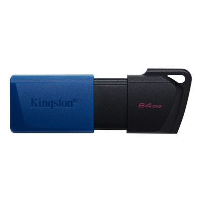  Kingston | USB 3.2 Flash Drive | DataTraveler Exodia M | 64 GB | USB 3.2 | Black/Blue