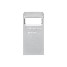  Kingston | USB 3.2 Flash Drive | DataTraveler micro | 256 GB | USB 3.2 | Silver
