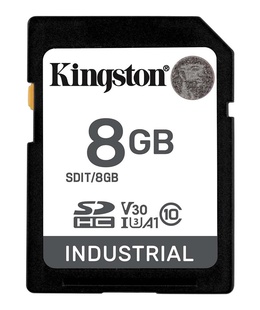  Kingston | SDHC SD | Flash Memory Card | 8 GB | Black  Hover