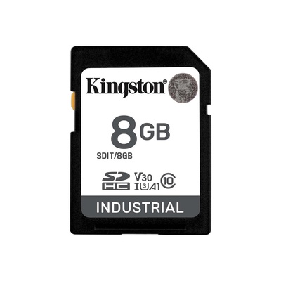  Kingston | SDHC SD | Flash Memory Card | 8 GB | Black