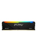  Kingston KF432C16BB12AK2/32 32GB 3200MT/s DDR4 CL16 DIMM (Kit of 2) 1Gx8 FURY Beast RGB | Kingston