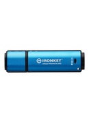  Kingston Flash Drive | IronKey Vault Privacy 50C AES-256 Encrypt | 512 GB | USB-C | Blue