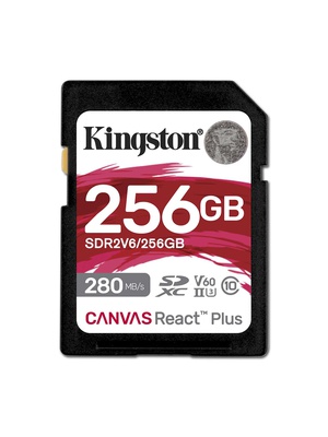  Kingston | Canvas React Plus | 256 GB | SD | Flash memory class 10  Hover