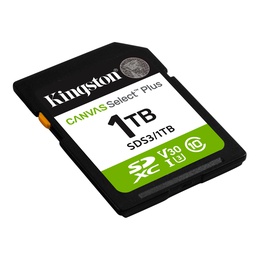  Kingston Canvas Select Plus | 1000 GB | SD | Flash memory class Class 10