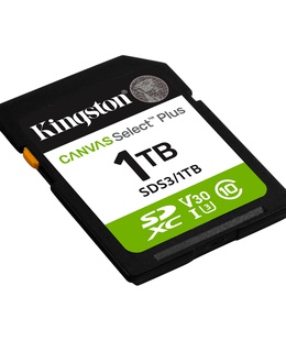  Kingston Canvas Select Plus | 1000 GB | SD | Flash memory class Class 10  Hover