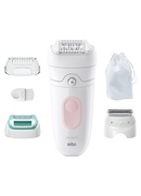 Epilātors Braun | Epilator | SE5-050 Silk-épil 5 | Operating time (max) 40 min | Number of power levels 1 | Wet & Dry | White