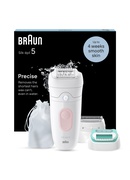 Epilātors Braun | Epilator | SE5-050 Silk-épil 5 | Operating time (max) 40 min | Number of power levels 1 | Wet & Dry | White Hover