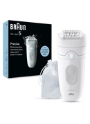 Epilātors Braun | Epilator | SE5-011 Silk-épil 5 | Operating time (max) 40 min | Number of power levels 1 | Wet & Dry | White Hover