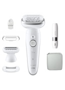 Epilātors Braun Epilator | SES9-341 Silk-épil 9 | Operating time (max) 50 min | Number of power levels 2 | Wet & Dry | White