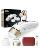 Epilātors Braun Silk-expert Pro 5 IPL Epilator | PL5382 | Bulb lifetime (flashes) 400.000 | Number of power levels 3 | White/Gold