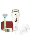 Epilātors Braun Silk-expert Pro 5 IPL Epilator | PL5382 | Bulb lifetime (flashes) 400.000 | Number of power levels 3 | White/Gold Hover