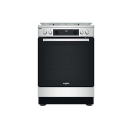 Virtuves plīts Whirlpool Cooker | WS68G8CHX/E/1 | Hob type Gas | Oven type  Electric | Stainless Steel | Width 60 cm | Digital | Depth 60 cm | 78 L