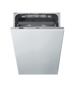 Trauku mazgājamā mašīna Whirlpool Dishwasher | WSIO 3T223 PCE X | Built-in | Width 45 cm | Number of place settings 10 | Number of programs 7 | Energy efficiency class E | Display | Inox  Hover