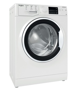Veļas mazgājamā  mašīna Whirlpool Washing machine | WRBSB 6249 W EU | Energy efficiency class C | Front loading | Washing capacity 6 kg | 1200 RPM | Depth 43 cm | Width 60 cm | LED | White  Hover