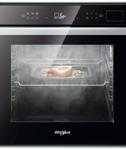 Cepeškrāsnis Whirlpool Oven | W6 OS4 4S2 H BL | 73 L | Electric | Hydrolytic | Electronic | Steam function | Convection | Height 59.5 cm | Width 59.5 cm | Black  Hover