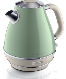 Tējkanna Ariete Vintage Kettle 2869/04 Standard 2000 W 1.7 L 360° rotational base Light green  Hover