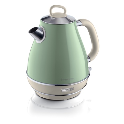 Tējkanna Ariete Vintage Kettle 2869/04 Standard 2000 W 1.7 L 360° rotational base Light green