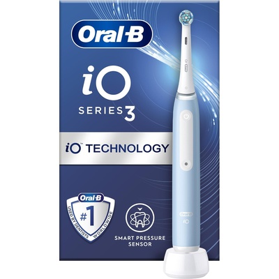 Birste Oral-B | Electric Toothbrush | iO3 Series | Rechargeable | For adults | Number of brush heads included 1 | Number of teeth brushing modes 3 | Ice Blue