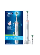 Birste Oral-B Electric Toothbrush | Pro 3 3000 Cross Action | Rechargeable | For adults | Number of brush heads included 2 | Number of teeth brushing modes 3 | White Hover