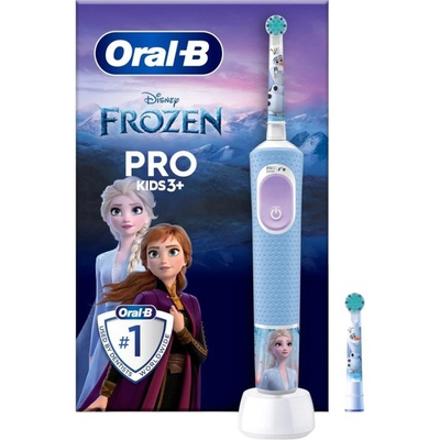 Birste Oral-B Electric Toothbrush | Vitality Pro Frozen | Rechargeable | For children | Number of brush heads included 1 | Number of teeth brushing modes 2