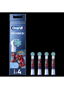 Birste Oral-B Replacement Toothbrush Heads | EB10 4 refill Spiderman | Heads | For kids | Number of brush heads included 4