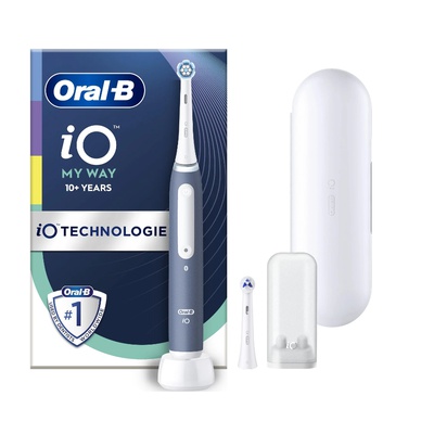 Birste Oral-B | Electric Toothbrush Teens | iO10 My Way | Rechargeable | For adults | Number of brush heads included 2 | Number of teeth brushing modes 4 | Ocean Blue