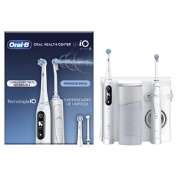 Birste Oral-B Electric Toothbrush | iO6 & OxyJet | Rechargeable | For adults | Number of brush heads included 2 | Number of teeth brushing modes 5 | White