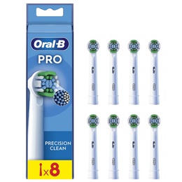 Birste Oral-B | Precision Clean Brush Set | EB20RX-8 | Heads | For adults | Number of brush heads included 8 | White