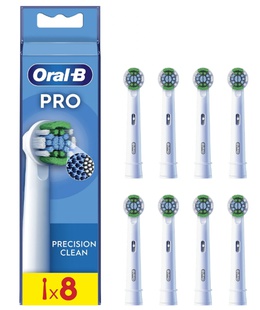 Birste Oral-B | Precision Clean Brush Set | EB20RX-8 | Heads | For adults | Number of brush heads included 8 | White  Hover
