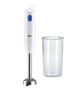 Mikseris Braun MultiQuick 1 Hand Blender | MQ10.001M | Hand Blender | 450 W | Number of speeds 1 | White/Blue  Hover