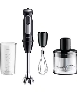 Mikseris Braun Hand Blender | MQ55236M MultiQuick 5 Pro | Hand Blender | 750 W | Number of speeds 25 | Turbo mode | Black  Hover